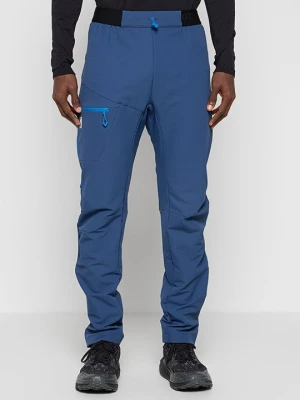 Długie spodnie trekkingowe Millet niebieski denim