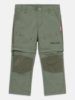 Długie spodnie trekkingowe Trollkids khaki