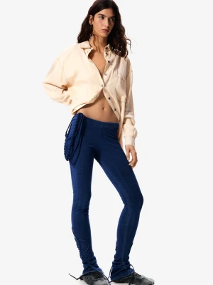 Długie spodnie z dzianiny Masha Popova Desigual