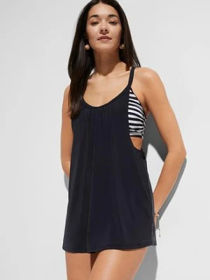 Długie tankini z efektem warstw (komplet 2-cz.) bonprix