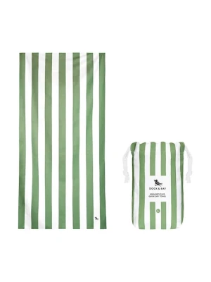 Dock & Bay ręcznik plażowy szybkoschnący Cayman Olive 160 x 90 cm