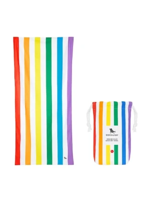 Dock & Bay ręcznik plażowy szybkoschnący Rainbow Skies 160 x 90 cm