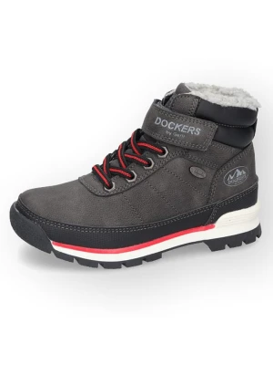 Dockers by Gerli Botki w kolorze czarno-antracytowym rozmiar: 26