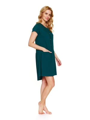 Doctor Nap Ciążowa koszula nocna w kolorze ciemnozielonym rozmiar: M
