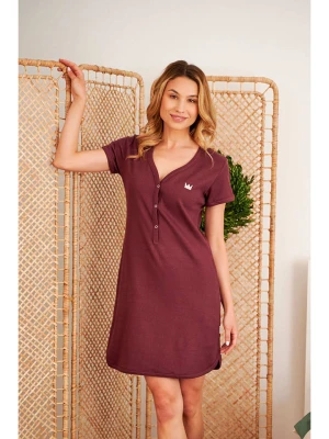 Doctor Nap Ciążowa koszula nocna w kolorze czerwonym rozmiar: M