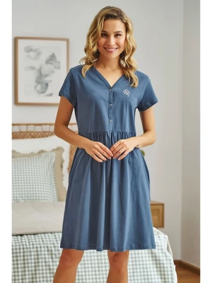 Doctor Nap Ciążowa koszula nocna w kolorze granatowym rozmiar: S
