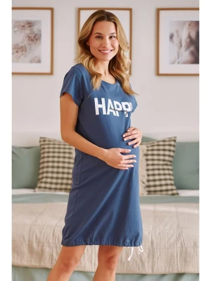 Doctor Nap Ciążowa koszula nocna w kolorze granatowym rozmiar: XL