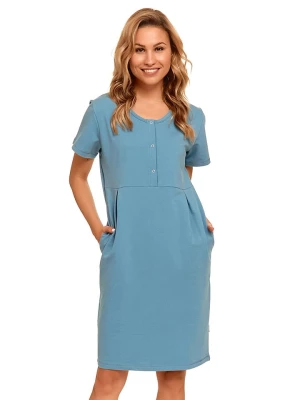 Doctor Nap Ciążowa koszula nocna w kolorze niebieskim rozmiar: XL