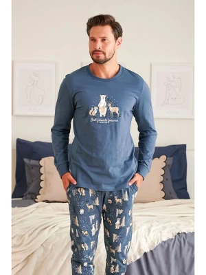 Doctor Nap Piżama w kolorze niebieskim rozmiar: XL
