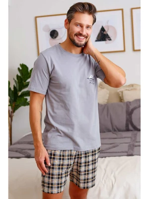 Doctor Nap Piżama w kolorze szarym rozmiar: M
