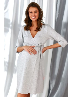 Doctor Nap Sukienka ciążowa w kolorze jasnoszarym rozmiar: S