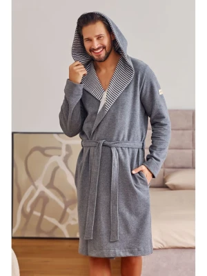 Doctor Nap Szlafrok w kolorze szarym rozmiar: L