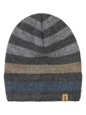 Döll Czapka beanie w kolorze beżowo-szaro-niebieskim rozmiar: 55 cm