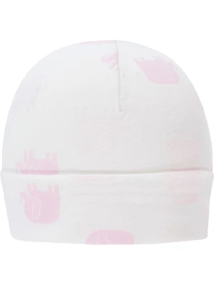 Döll Czapka beanie w kolorze biało-jasnoróżowym rozmiar: 41 cm