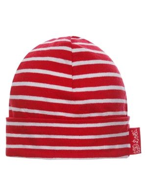 Döll Czapka beanie w kolorze czerwono-białym rozmiar: 45 cm