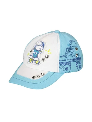 Döll Czapka w kolorze biało-błękitnym rozmiar: 47 cm