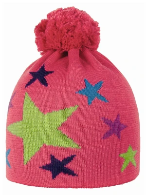 Döll Czapka w kolorze różowym ze wzorem rozmiar: 55 cm