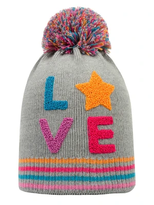 Döll Czapka w kolorze szarym ze wzorem rozmiar: 55 cm