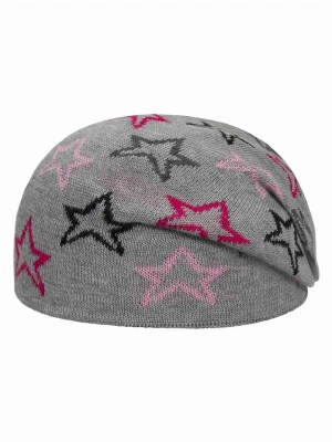Döll Dwustronna czapka w kolorze różowo-szarym rozmiar: 55 cm