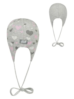 Döll Dwustronna czapka w kolorze szarym rozmiar: 45 cm