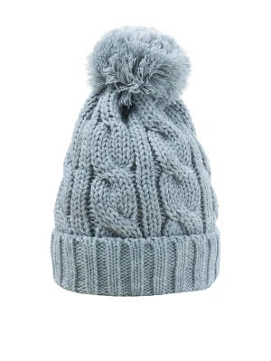 Döll Dzianinowa czapka w kolorze błękitnym rozmiar: 57