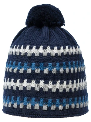 Döll Dzianinowa czapka w kolorze granatowym rozmiar: 43 cm