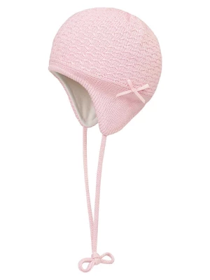 Döll Dzianinowa czapka w kolorze jasnoróżowym rozmiar: 41 cm