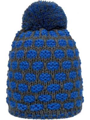 Döll Dzianinowa czapka w kolorze niebieskim rozmiar: 55 cm
