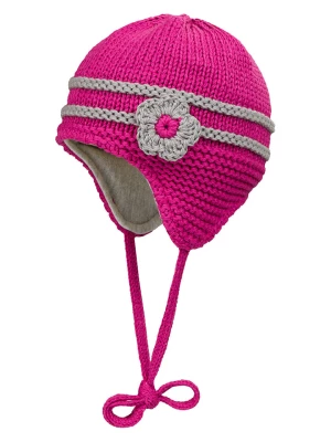 Döll Dzianinowa czapka w kolorze różowym rozmiar: 43 cm