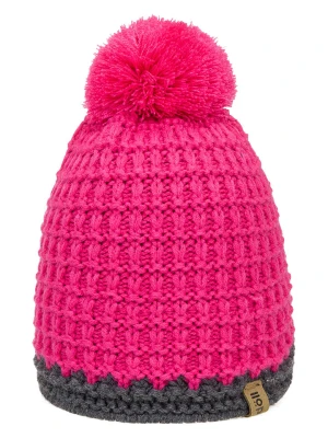 Döll Dzianinowa czapka w kolorze różowym rozmiar: 55 cm