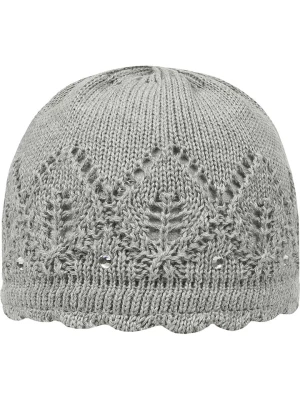 Döll Dzianinowa czapka w kolorze szarym rozmiar: 39 cm
