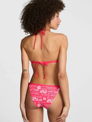 Dół bikini cheeky z niskim stanem i wiązaniami po bokach Victoria's Secret