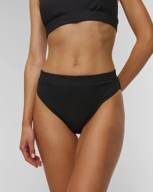 Dół Do Stroju Kąpielowego Damskiego Nike Swim Sport Style Nike Elevated Essential High Waist Bikini Czarny