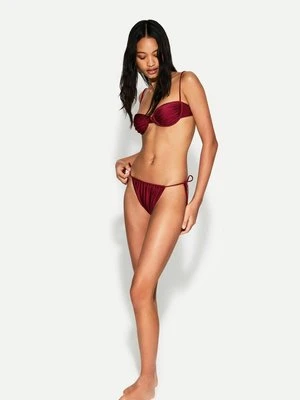 Dół od bikini Bershka bordowy