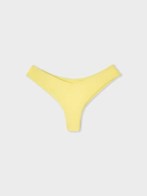 Dół od bikini brazylijskiego high leg satynowy Etam