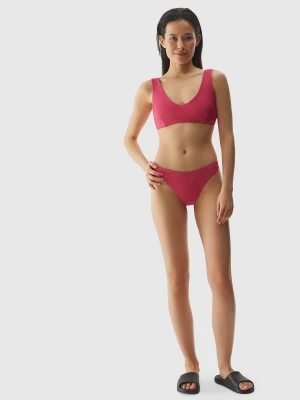 Dół od bikini damski - różowy 4F