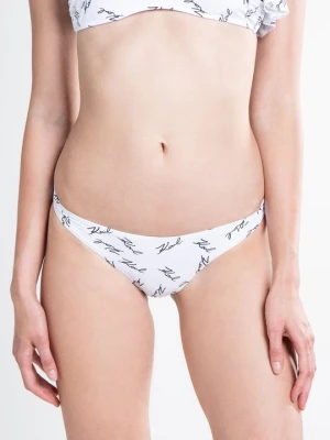 Dół od bikini KARL LAGERFELD biały