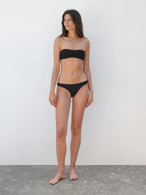 Dół Od Bikini Od Kompletu Bandeau - Czarny - - Massimo Dutti - Kobieta