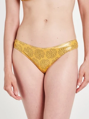 Dół od bikini Roberto Cavalli złoty