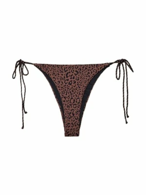 Dół od bikini Stradivarius ciemnobrązowy