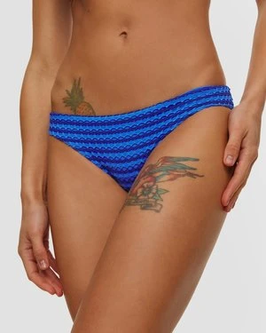 Dół Od Stroju Kąpielowego Damski Seafolly Hipster Pant Niebieski
