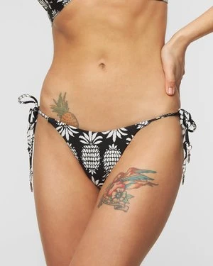Dół Od Stroju Kąpielowego Seafolly Tie Side Rio Pant czarny
