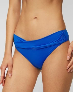 Dół Od Stroju Kąpielowego Seafolly Twist Band Mini Hipster Pant Niebieski