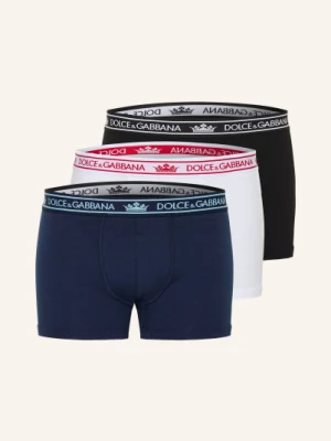 Dolce & Gabbana 3-Pak Bokserek blau