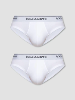 DOLCE & GABBANA Biały 2PACK slipów, Rozmiar XL Dolce and Gabbana