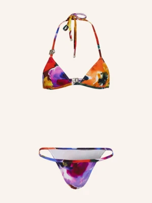 Zdjęcie produktu Dolce & Gabbana Bikini Trójkątne Fiori pink