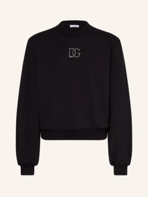 Dolce & Gabbana Bluza Felpa schwarz