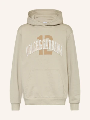 Dolce & Gabbana Bluza Z Kapturem beige
