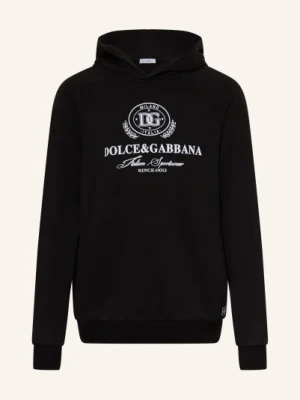 Dolce & Gabbana Bluza Z Kapturem schwarz