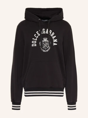 Dolce & Gabbana Bluza Z Kapturem schwarz